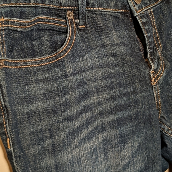 Boot cut  dark denim jeans size 6 or 28 petite - Picture 3 of 4